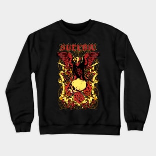 eagle on the skull Crewneck Sweatshirt